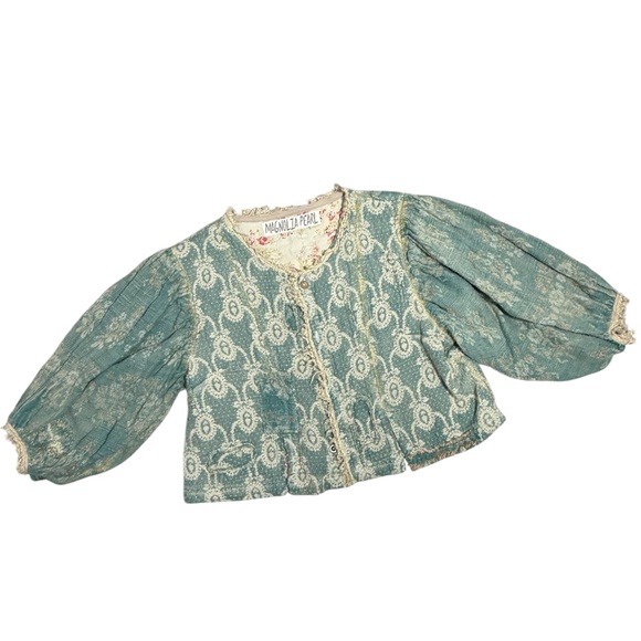 Magnolia Pearl Yeva JACKET 656-RAFA-OS reversible Yeva Jacket RARE - Picture 9 of 16